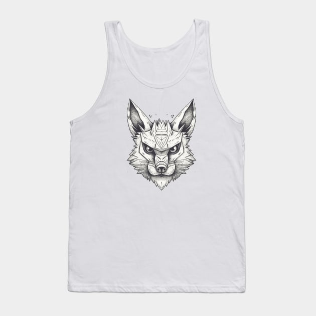 Fantasy geometric fox Tank Top by stkUA